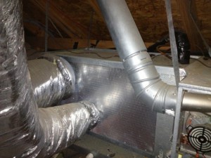 Unsealed duct