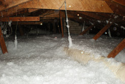 Attic Insulation after