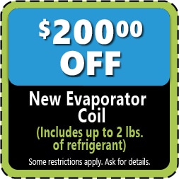 $200 off of New Evaporator